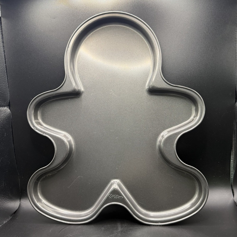 Wilton Gingerbread Man Cookie Sheet/Cake Pan Mold 14" Large‎